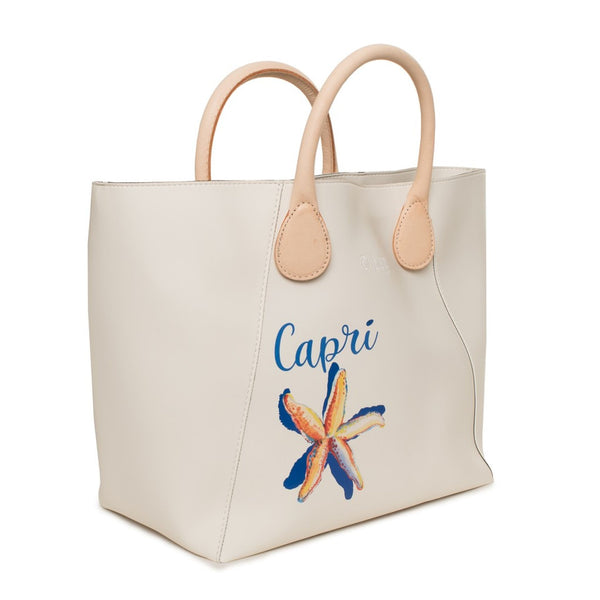 O bag COMP25ST-MIS41 Borsa a Mano Donna Bianco