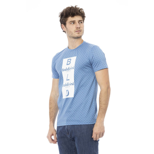 Baldinini Trend COMO TSU538 T-shirt Maglietta Uomo Azzurro