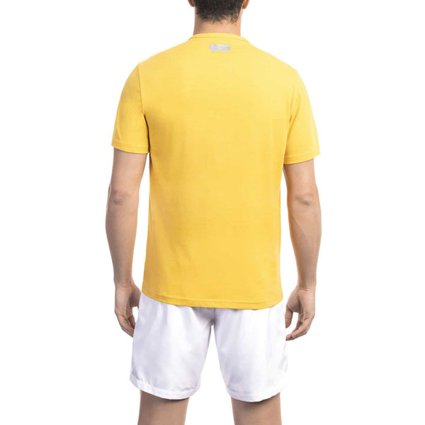 Bikkembergs Beachwear BKK1MTS01 T-shirt Maglietta Uomo Giallo