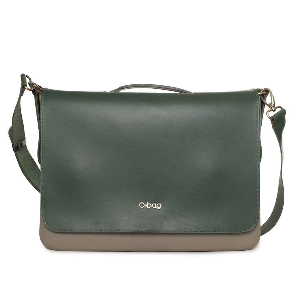 O bag COMP25ST-MIS05 Borsa a Mano Donna Marrone Verde