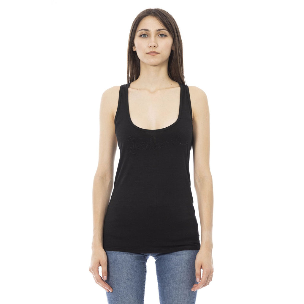 Just Cavalli Beachwear D40151GRBC Canotta Canottiera Donna Nero
