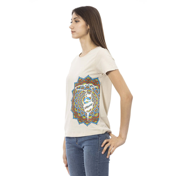 Trussardi Action 2BT20 T-shirt Maglietta Donna Sabbia - BeFashion.it