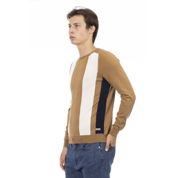 Baldinini Trend ROVIGO 6037 Maglia Uomo Made in Italy Marrone