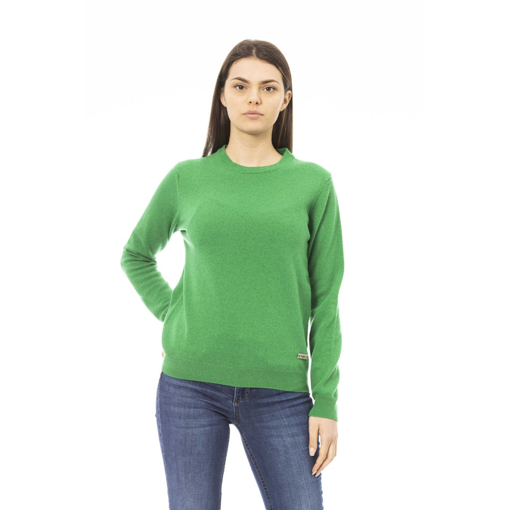 Baldinini Trend GENOVA GC8019 Maglia Donna Made in Italy Verde