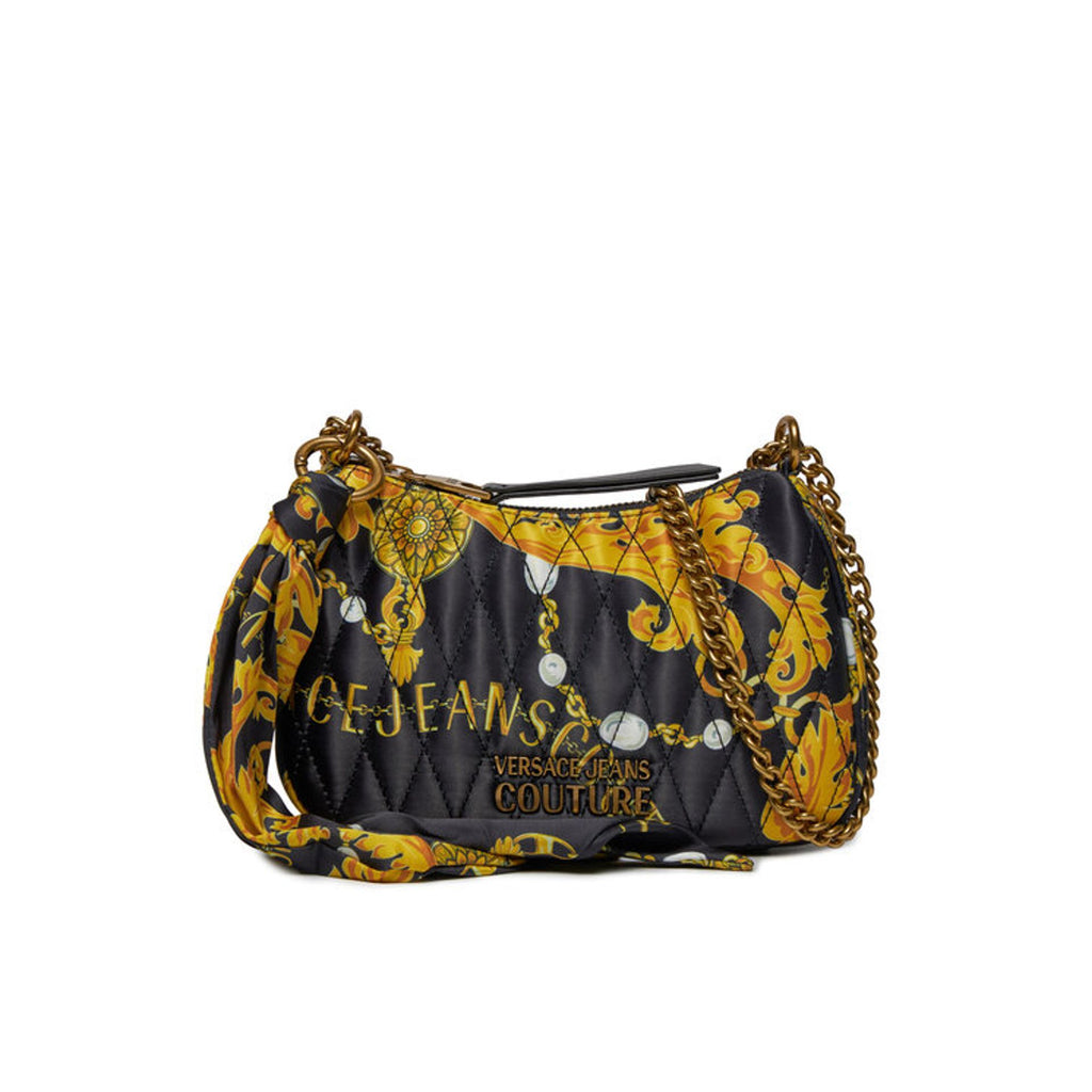 Versace Jeans 75VA4BA7ZS804 Borsa a Spalla Donna Nero Oro