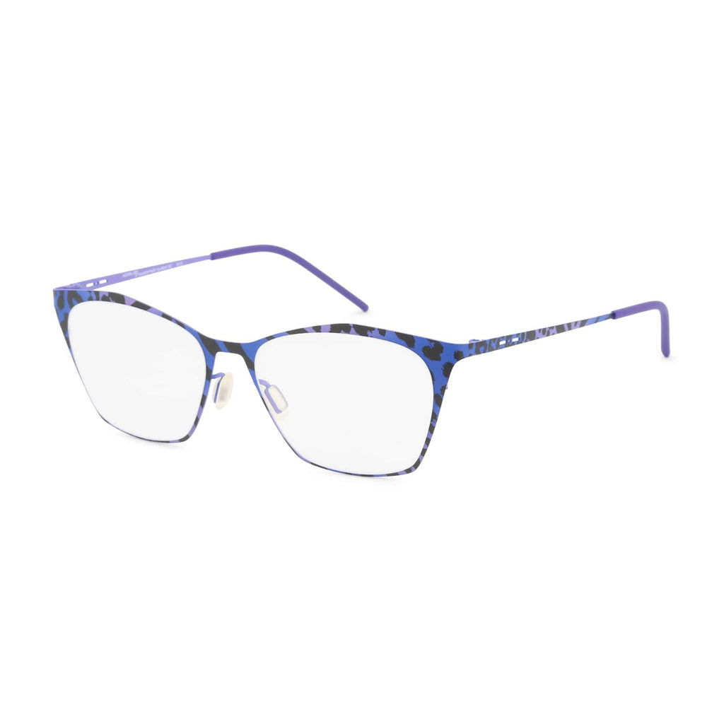 Italia Independent 5214A Occhiali da Vista Neutri Montatura Donna Made in Italy Blu - BeFashion.it