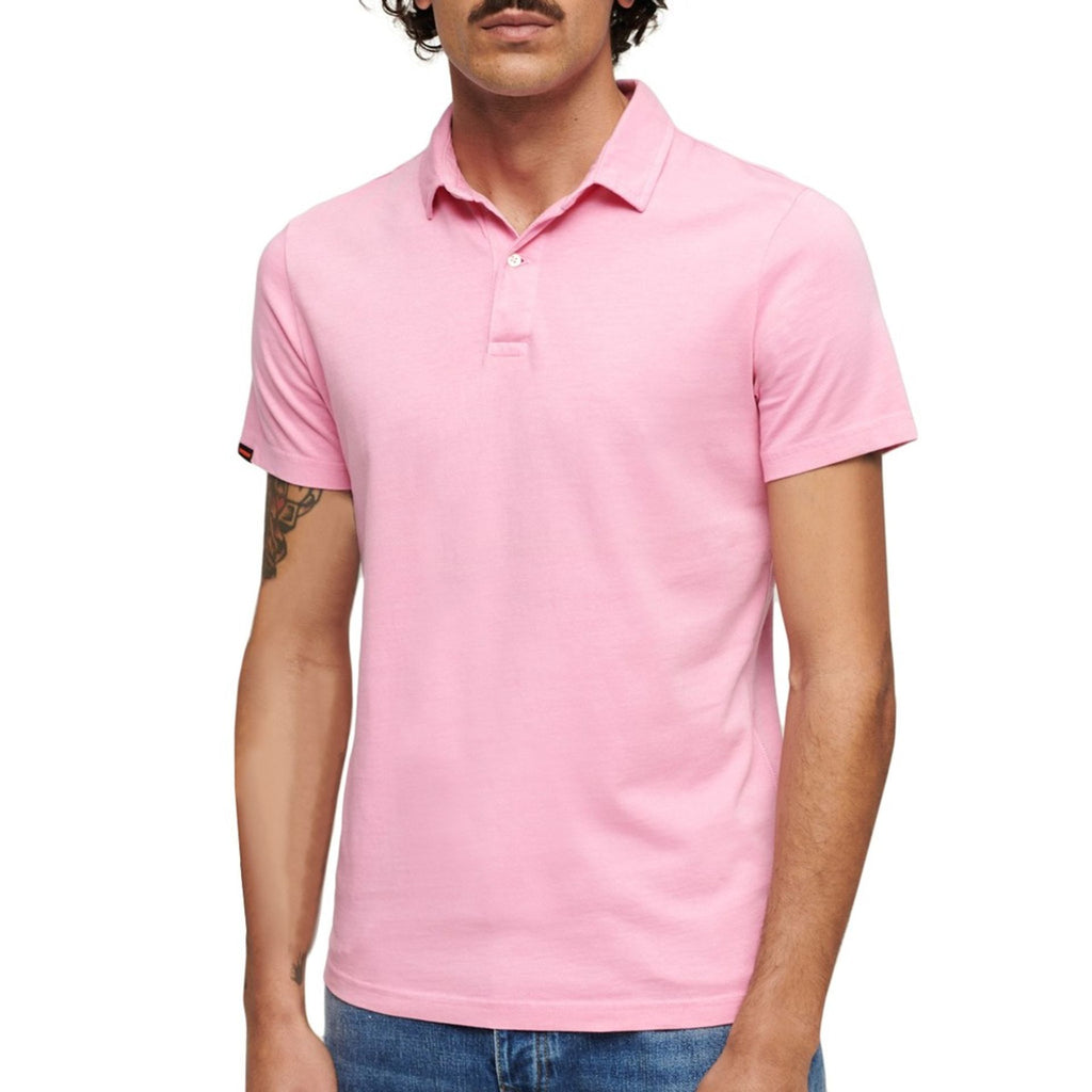 Superdry M1110323A Polo Uomo Rosa