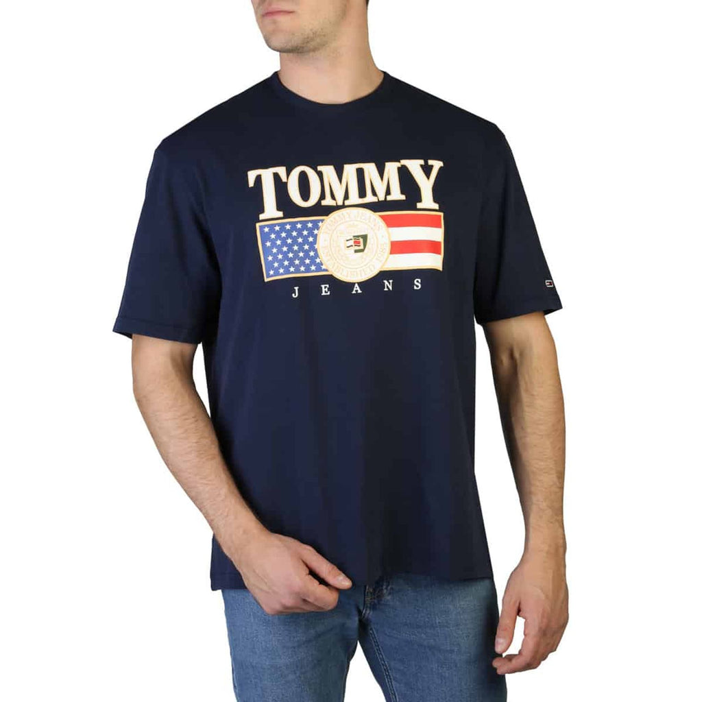 Tommy Hilfiger DM0DM15660 T-shirt Maglietta Uomo Blu Navy - BeFashion.it