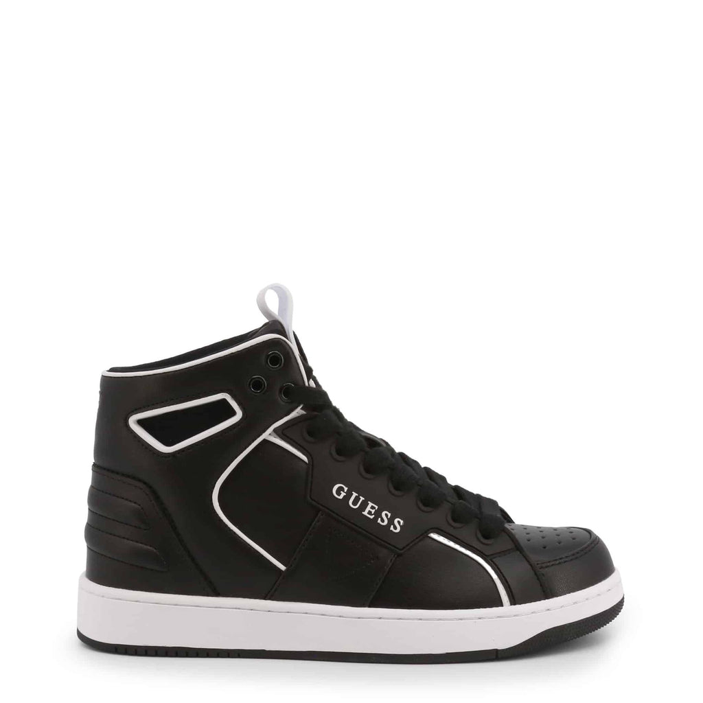 Guess BASQET FL7BSQ LEA1 Scarpe Sneakers Donna Nero - BeFashion.it