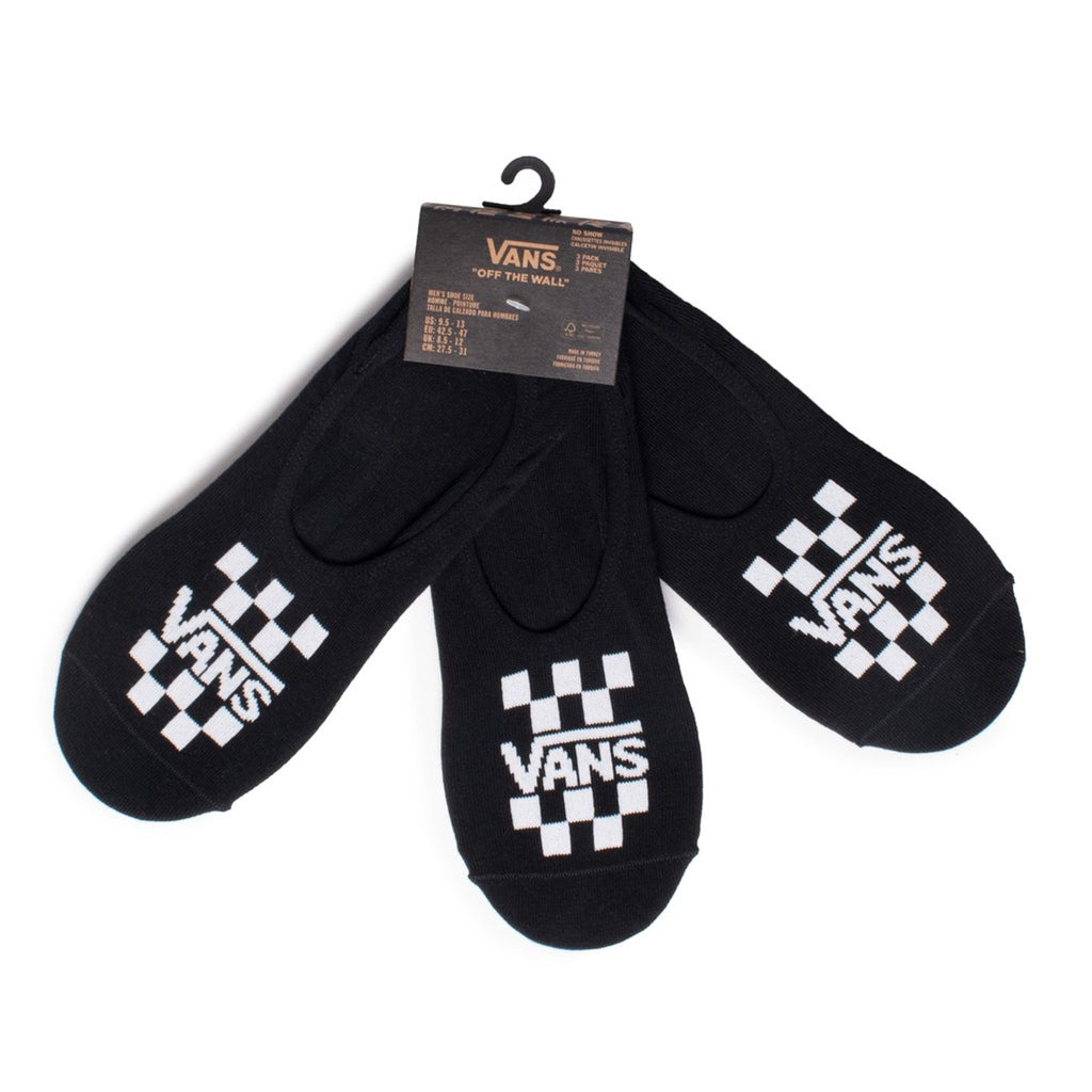 Vans VN000F11BLK1 Calze Uomo Nero Bianco