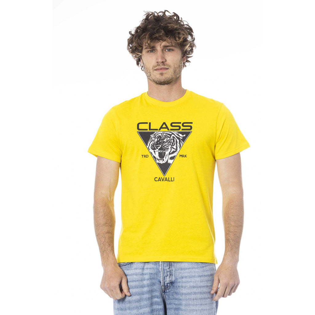 Cavalli Class CLL2MTS01SXH01E T-shirt Maglietta Uomo Giallo - BeFashion.it