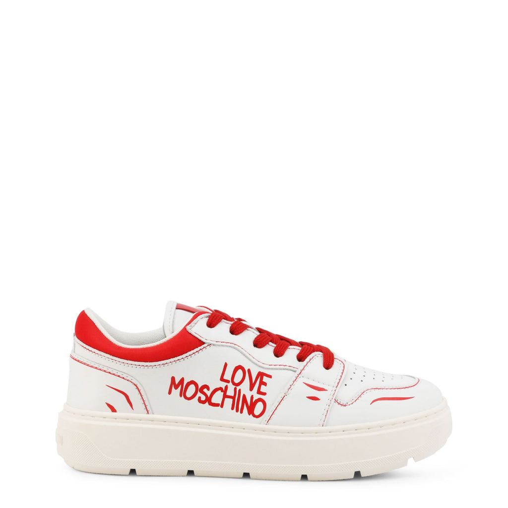 Love Moschino JA15254G1GIAA Scarpe Sneakers Pelle Donna Bianco - BeFashion.it