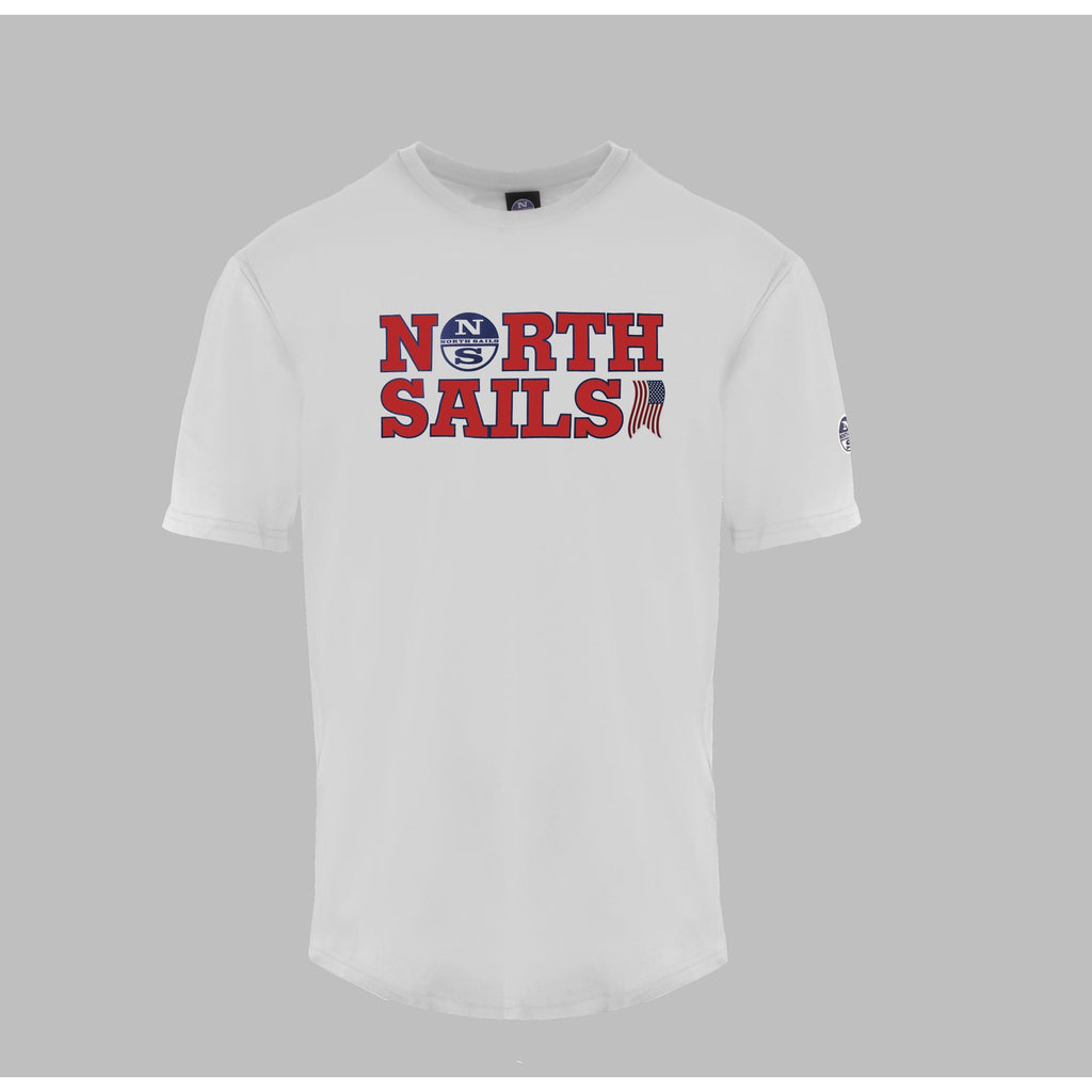 North Sails 9024110101 T-shirt Maglietta Uomo Bianco - BeFashion.it