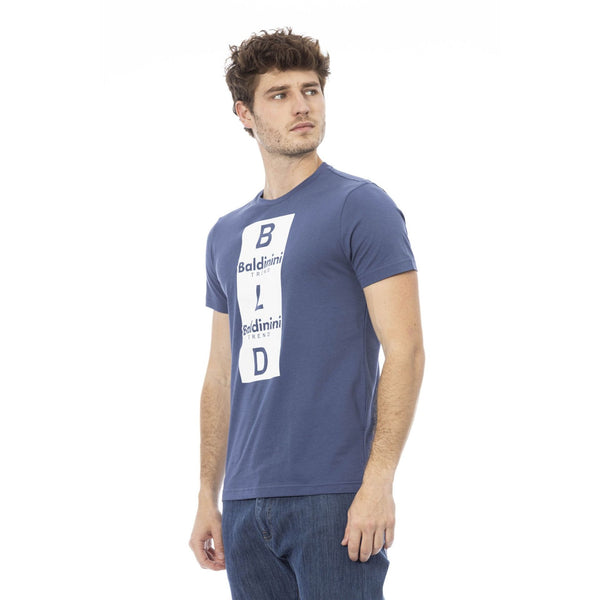 Baldinini Trend COMO TSU538 T-shirt Maglietta Uomo Blu - BeFashion.it