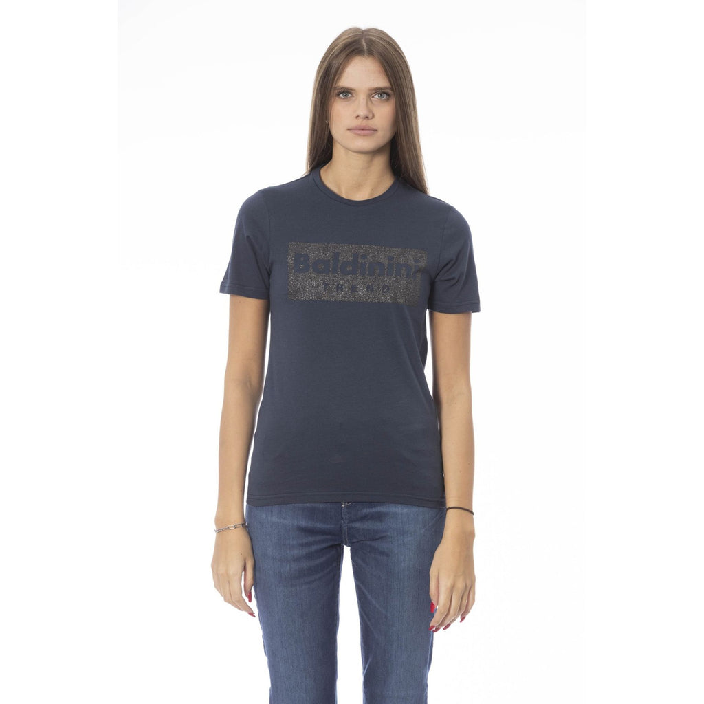 Baldinini Trend MANTOVA TSD07 T-shirt Maglietta Donna Blu Navy