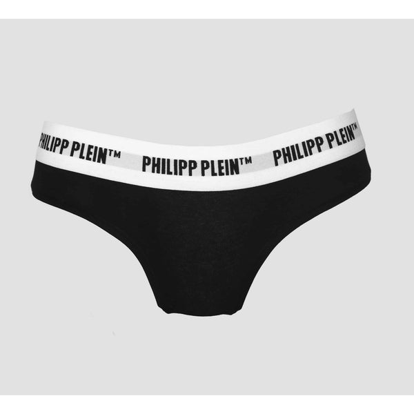 Philipp Plein DUPM0199 Slip Intimo Donna Bipack 2 Pezzi Nero