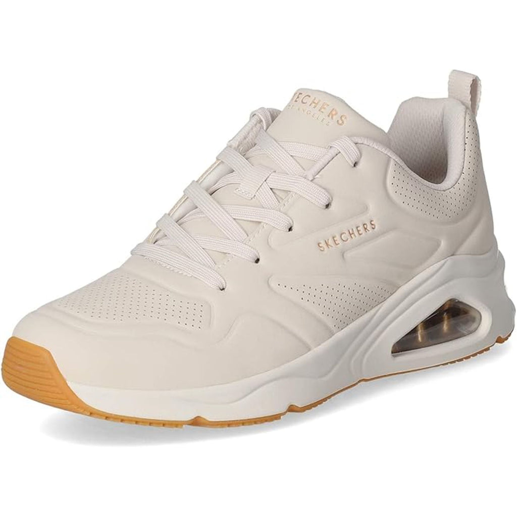 Skechers TRES-AIR UNO - EASY 177116 Sneakers Donna Beige Bianco