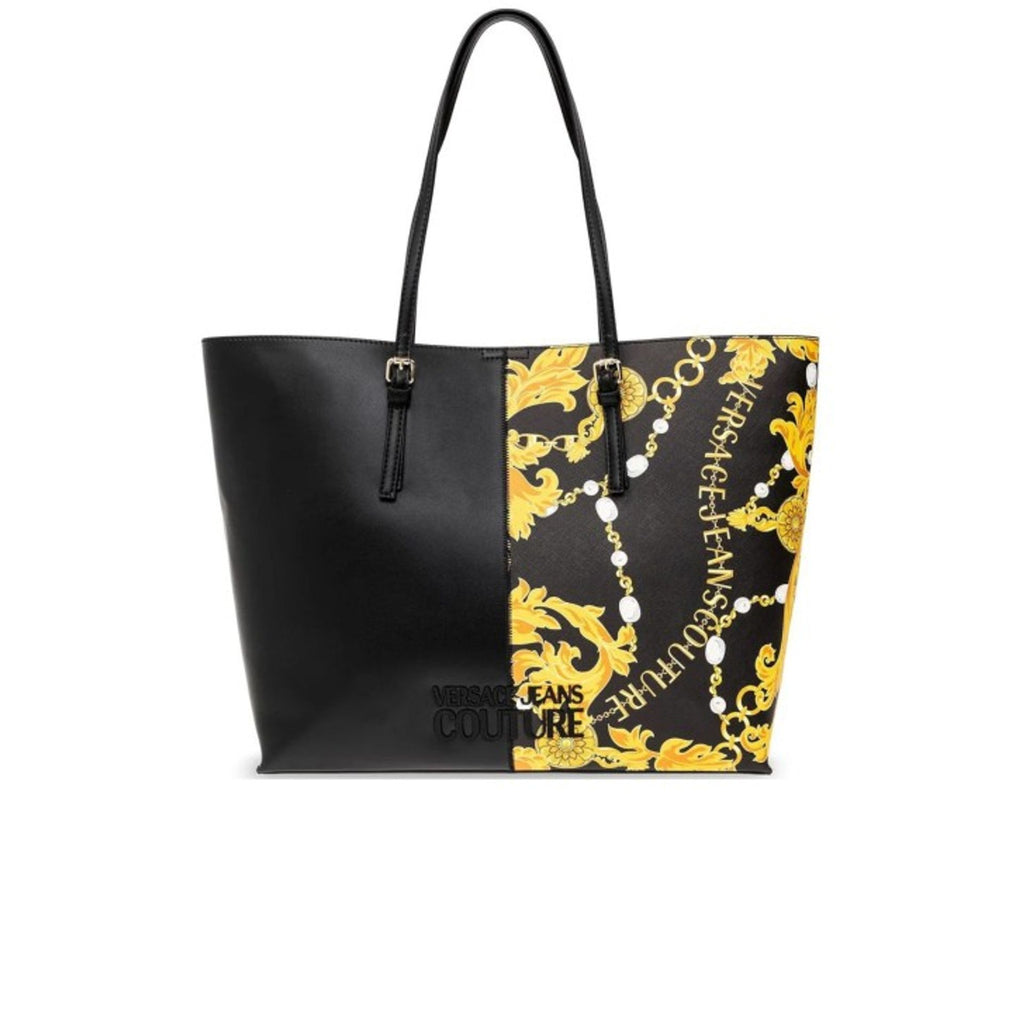 Versace Jeans 75VA4BP6ZS820 Borsa a Tracolla Donna Nero Oro