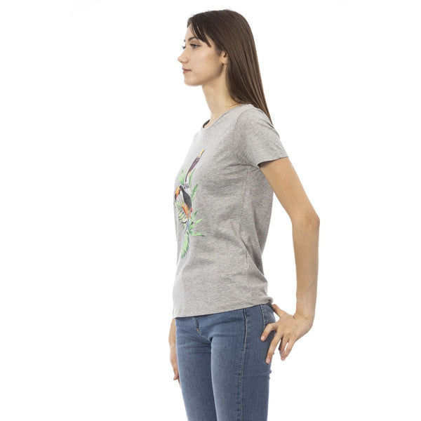 Trussardi Action 2BT14 T-shirt Maglietta Donna Grigio - BeFashion.it