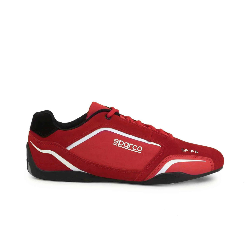 Sparco SP-F6 Sneakers Uomo Rosso Bianco Nero