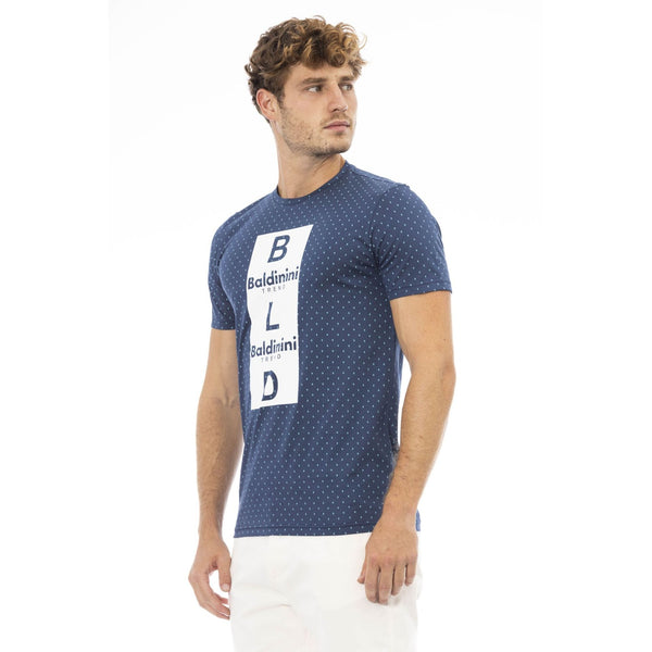 Baldinini Trend COMO TSU538 T-shirt Maglietta Uomo Blu