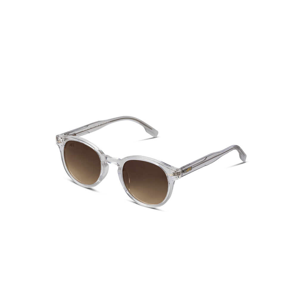 X Frame Therapy LUMINATRIX X111 Occhiali da Sole Unisex Trasparente Marrone