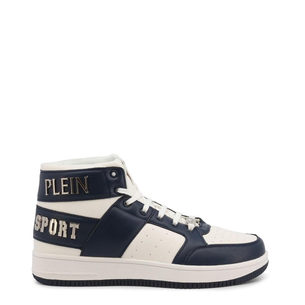 Plein Sport SIPS99285 Scarpe Sneakers Uomo Bianco Blu - BeFashion.it