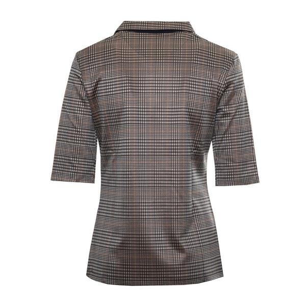 Harmont & Blaine L0CD19-060448 Polo Donna Made in Italy Marrone - BeFashion.it