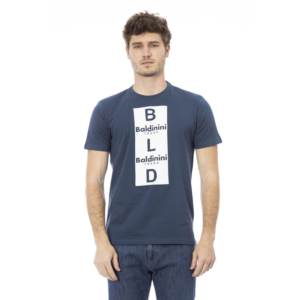 Baldinini Trend COMO TSU538 T-shirt Maglietta Uomo Blu