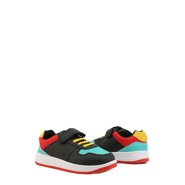 Shone 002-002 Sneakers Bambino Bimbo Nero Multicolor