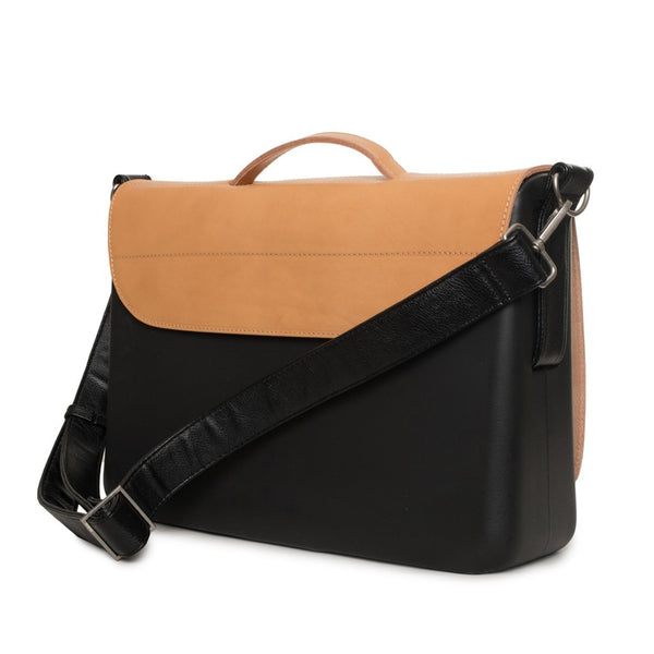 O bag COMP25ST-MIS05 Borsa a Mano Donna Nero Marrone