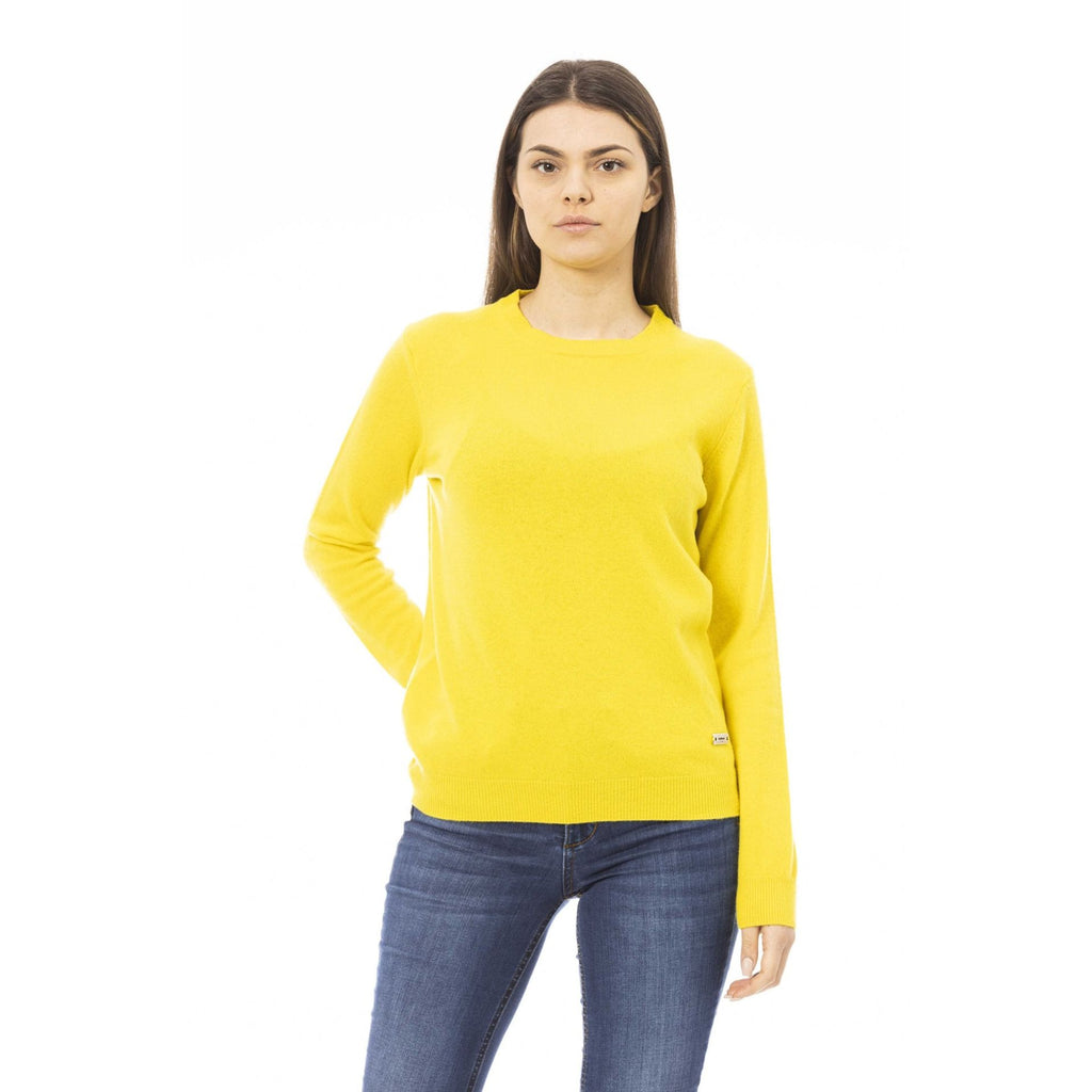 Baldinini Trend GENOVA GC8019 Felpa Donna Giallo - BeFashion.it