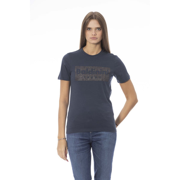 Baldinini Trend MANTOVA TSD07 T-shirt Maglietta Donna Blu Navy