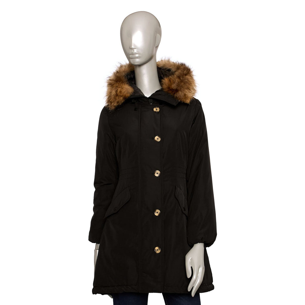 Baldinini Trend VERONA G6925 Giacca Giubbotto Parka Donna Nero - BeFashion.it