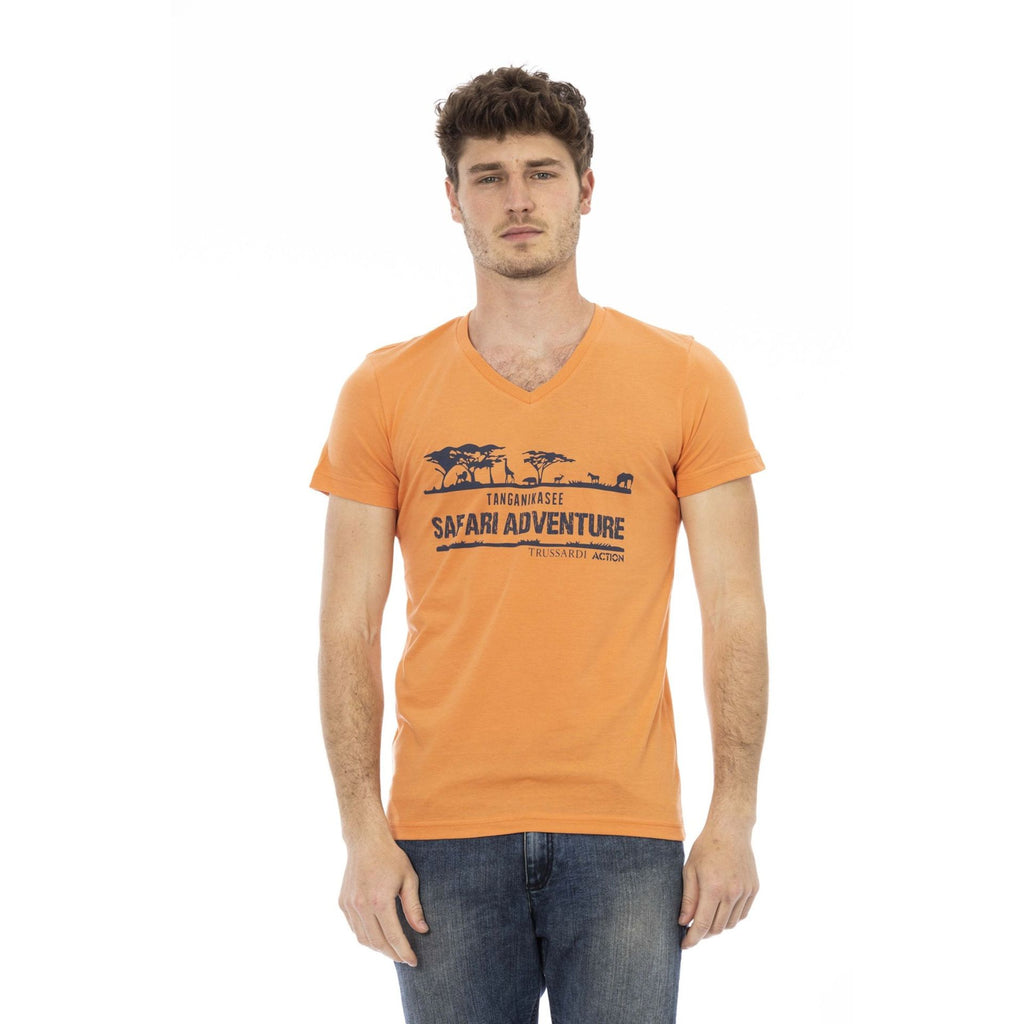 Trussardi Action 2AT04 V T-shirt Maglietta Uomo Arancione