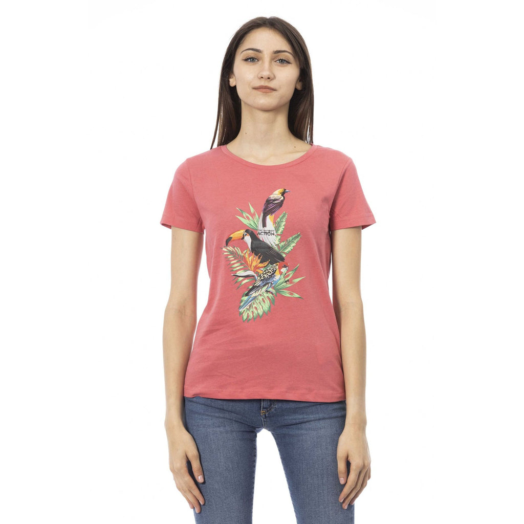 Trussardi Action 2BT14 T-shirt Maglietta Donna Rosa - BeFashion.it