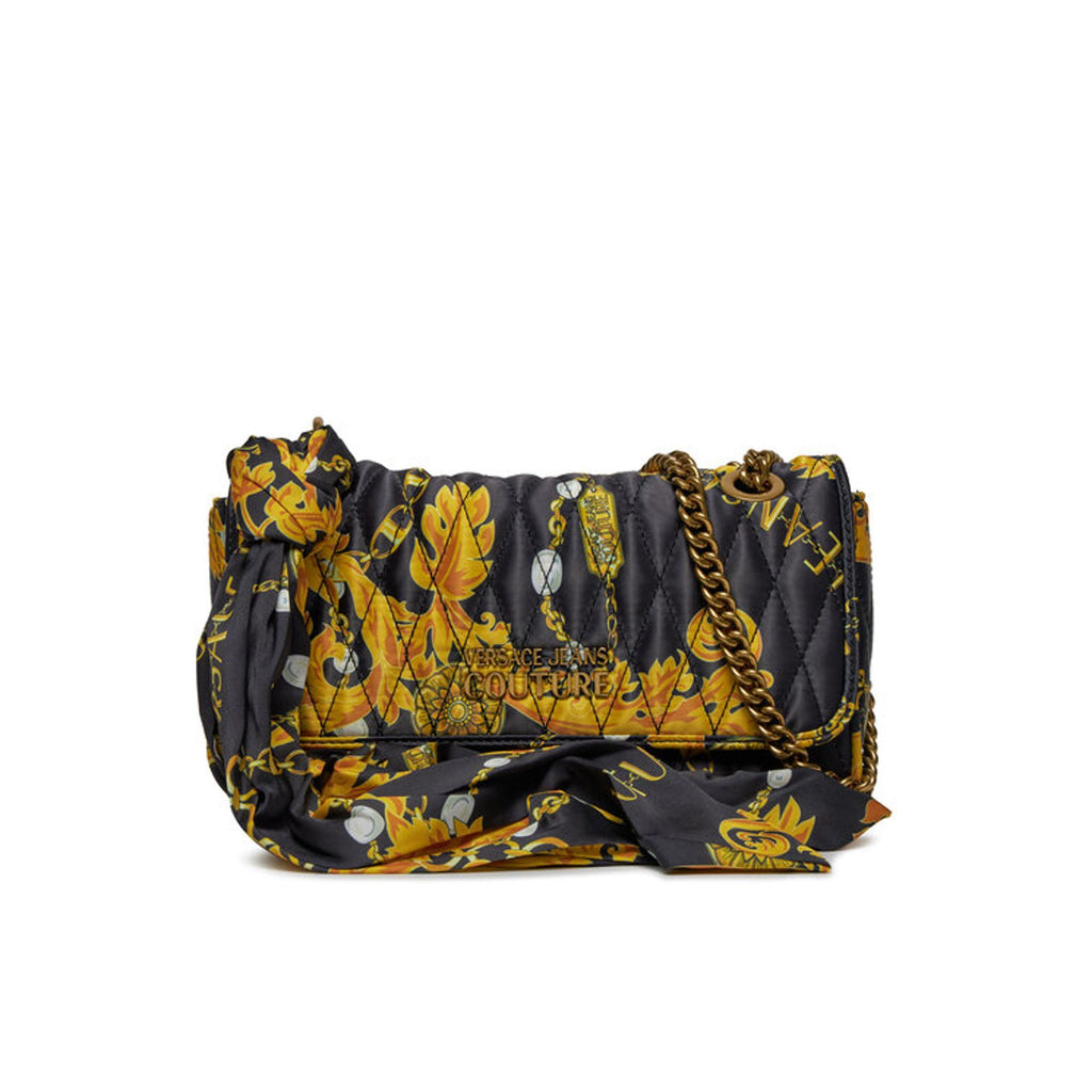 Versace Jeans 75VA4BA2ZS804 Borsa a Tracolla Donna Nero Oro