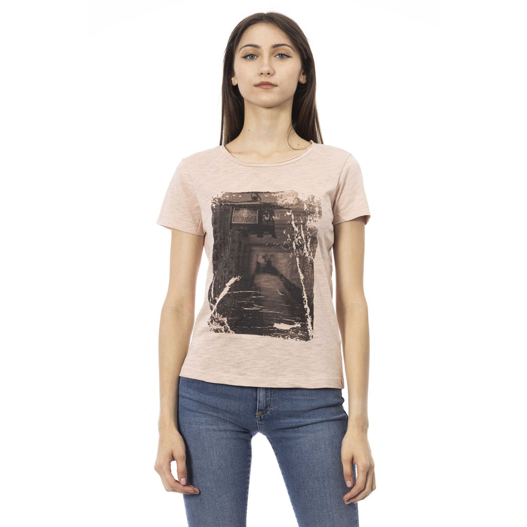 Trussardi Action 2BT07 T-shirt Maglietta Donna Rosa - BeFashion.it