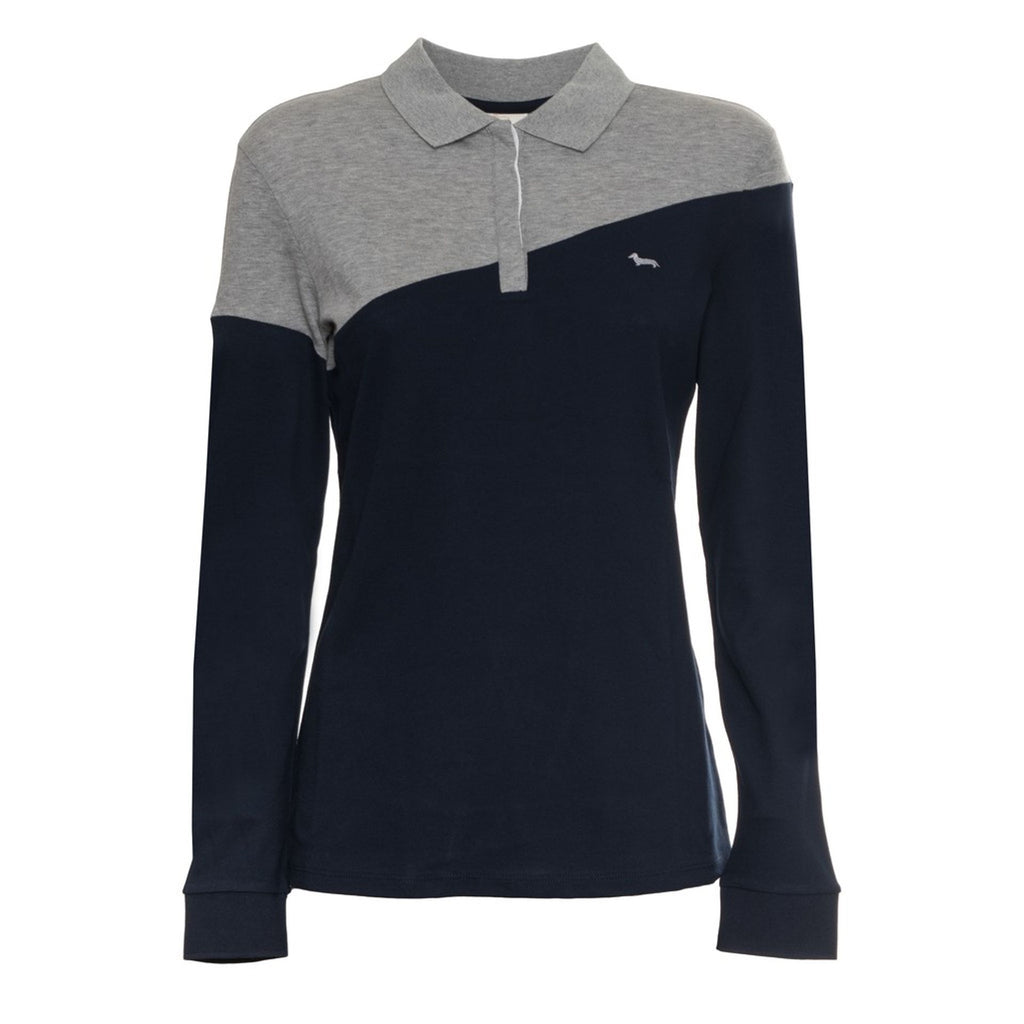 Harmont & Blaine L0CD18-020469 Polo Donna Made in Italy Blu - BeFashion.it
