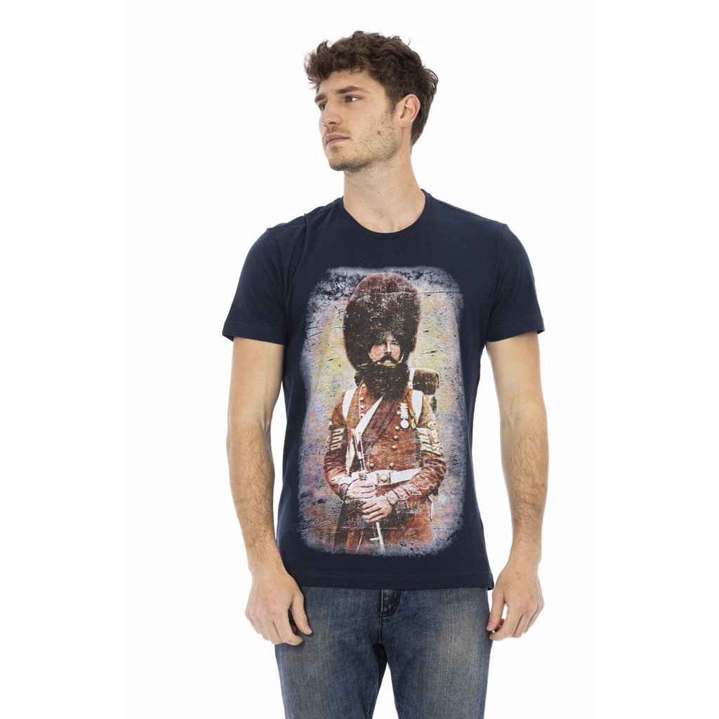 Trussardi Action 2AT04 T-shirt Maglietta Uomo Blu Navy - BeFashion.it