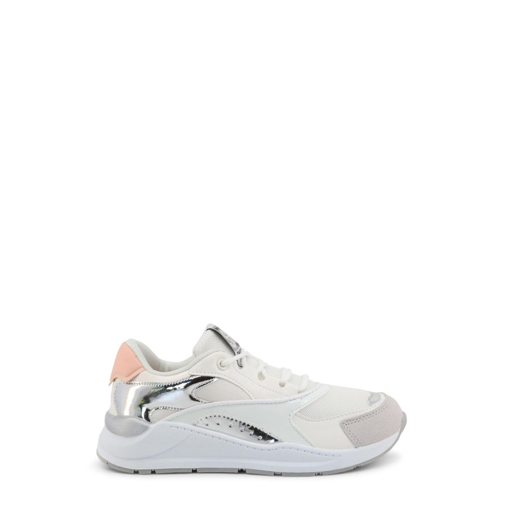 Shone 3526-014 Scarpe Sneakers Bambina Bimba Bianco Argento - BeFashion.it