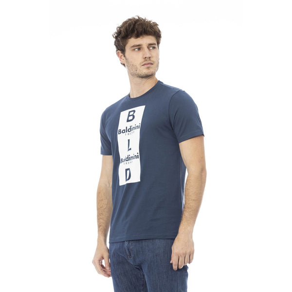 Baldinini Trend COMO TSU538 T-shirt Maglietta Uomo Blu - BeFashion.it
