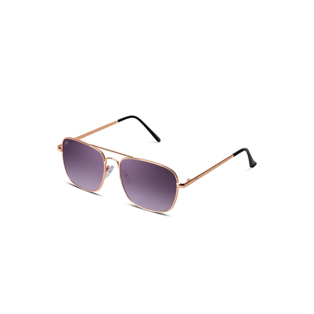 Twig RUSKIN RKN03 Occhiali da Sole Unisex Oro Viola
