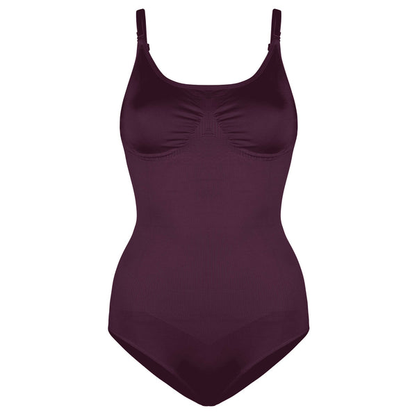 Bodyboo BB1040 Body Modellante Donna Bordeaux