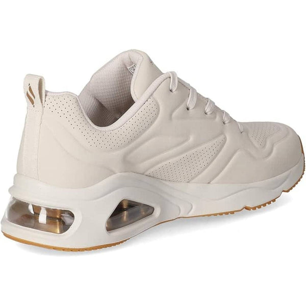 Skechers TRES-AIR UNO - EASY 177116 Sneakers Donna Beige Bianco