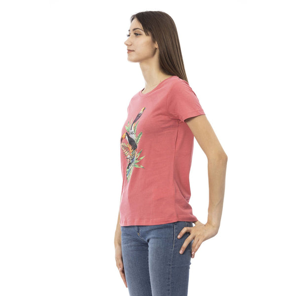 Trussardi Action 2BT14 T-shirt Maglietta Donna Rosa - BeFashion.it