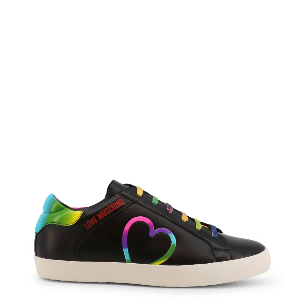 Love Moschino JA15442G1EIA6 Scarpe Sneakers Pelle Donna Nero - BeFashion.it