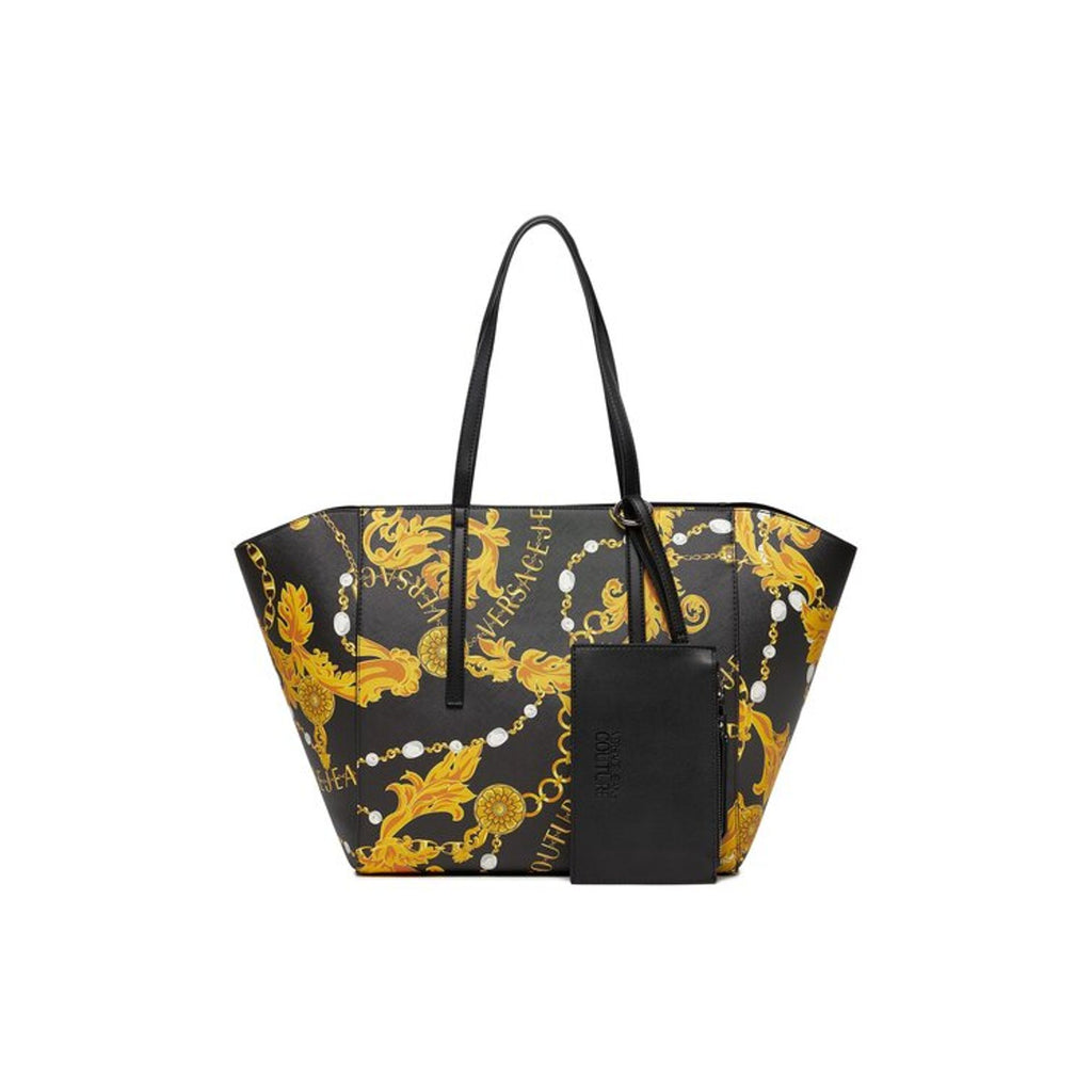 Versace Jeans 75VA4BK1ZS807 Borsa Shopping Bag Donna Nero Oro