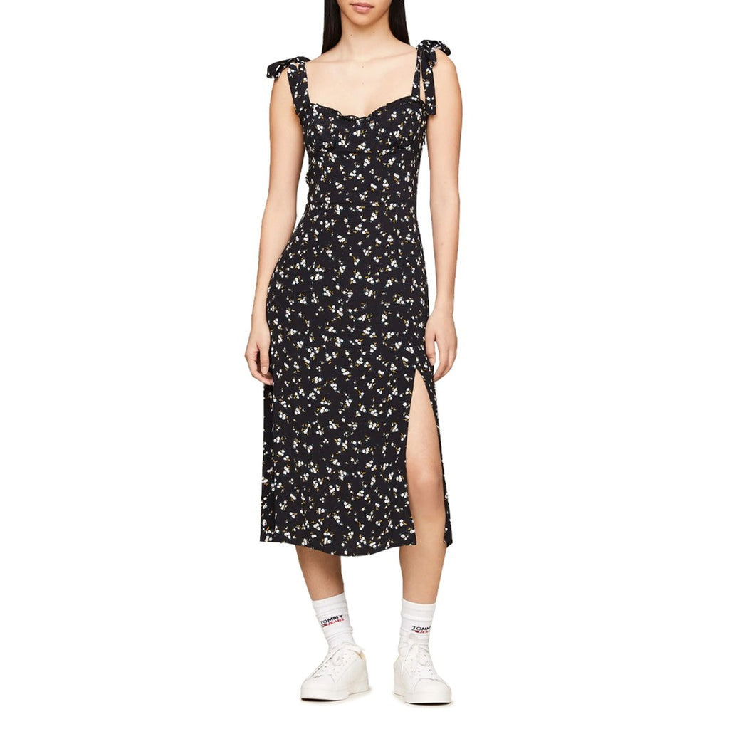 Tommy Hilfiger DW0DW17949 Abito Vestito Donna Nero