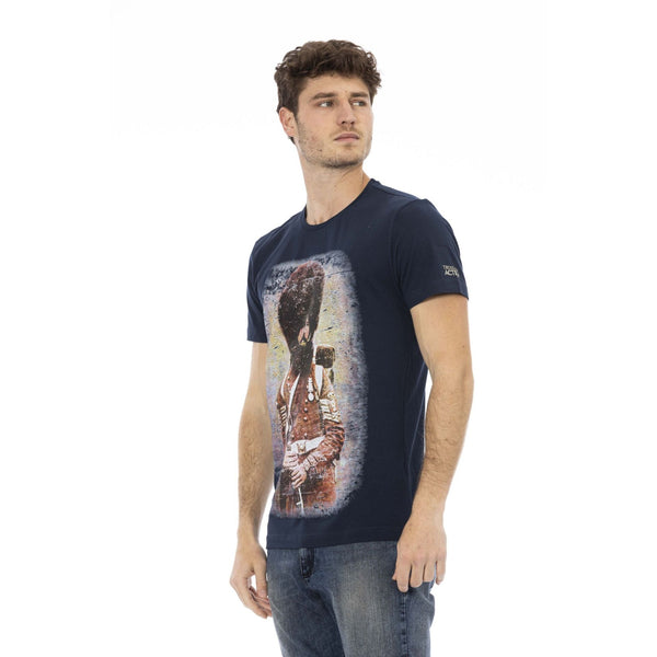 Trussardi Action 2AT04 T-shirt Maglietta Uomo Blu Navy - BeFashion.it